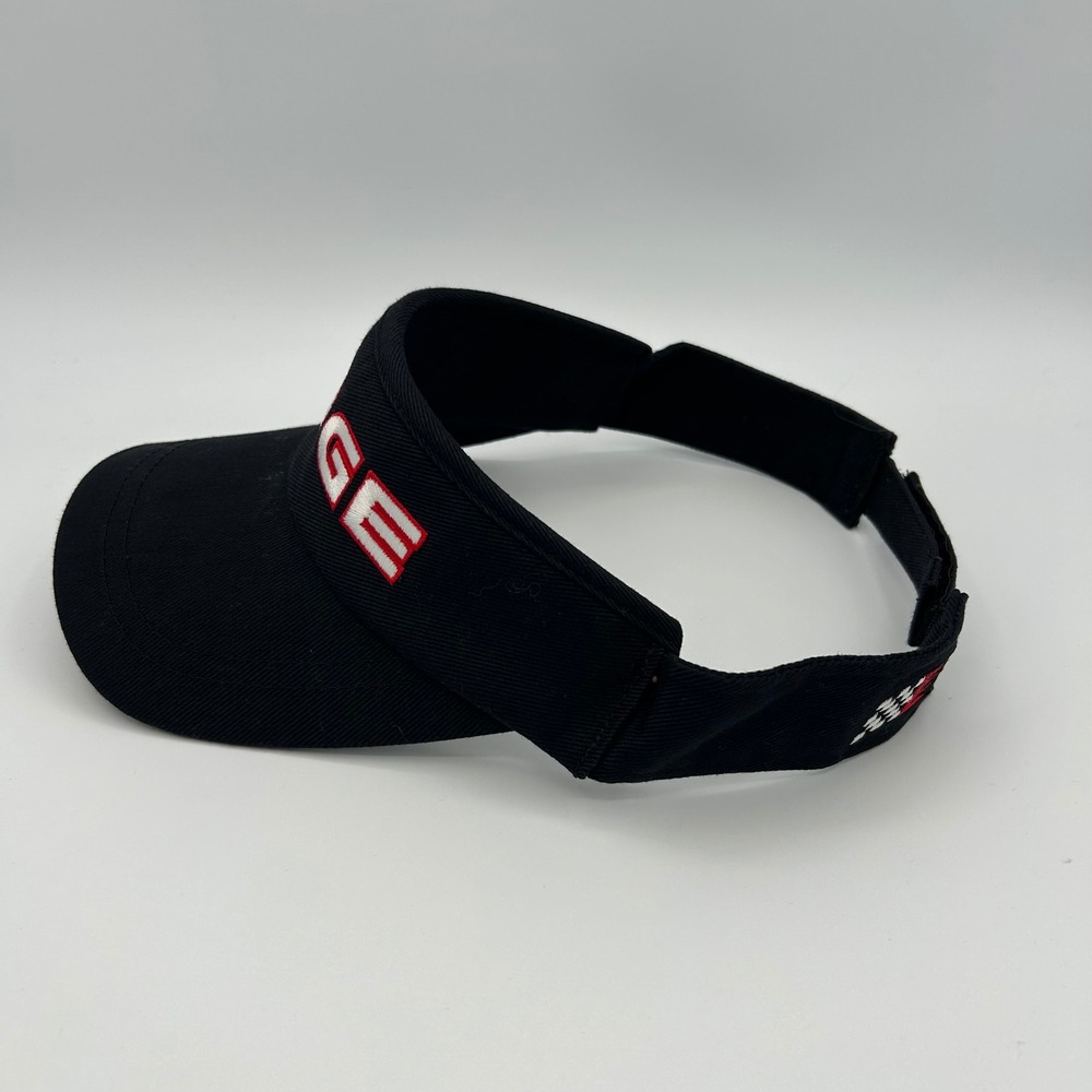 Dodge Visor Hat Unisex OSFM Black Racing Automotive Y2K Style - Picture 2 of 5